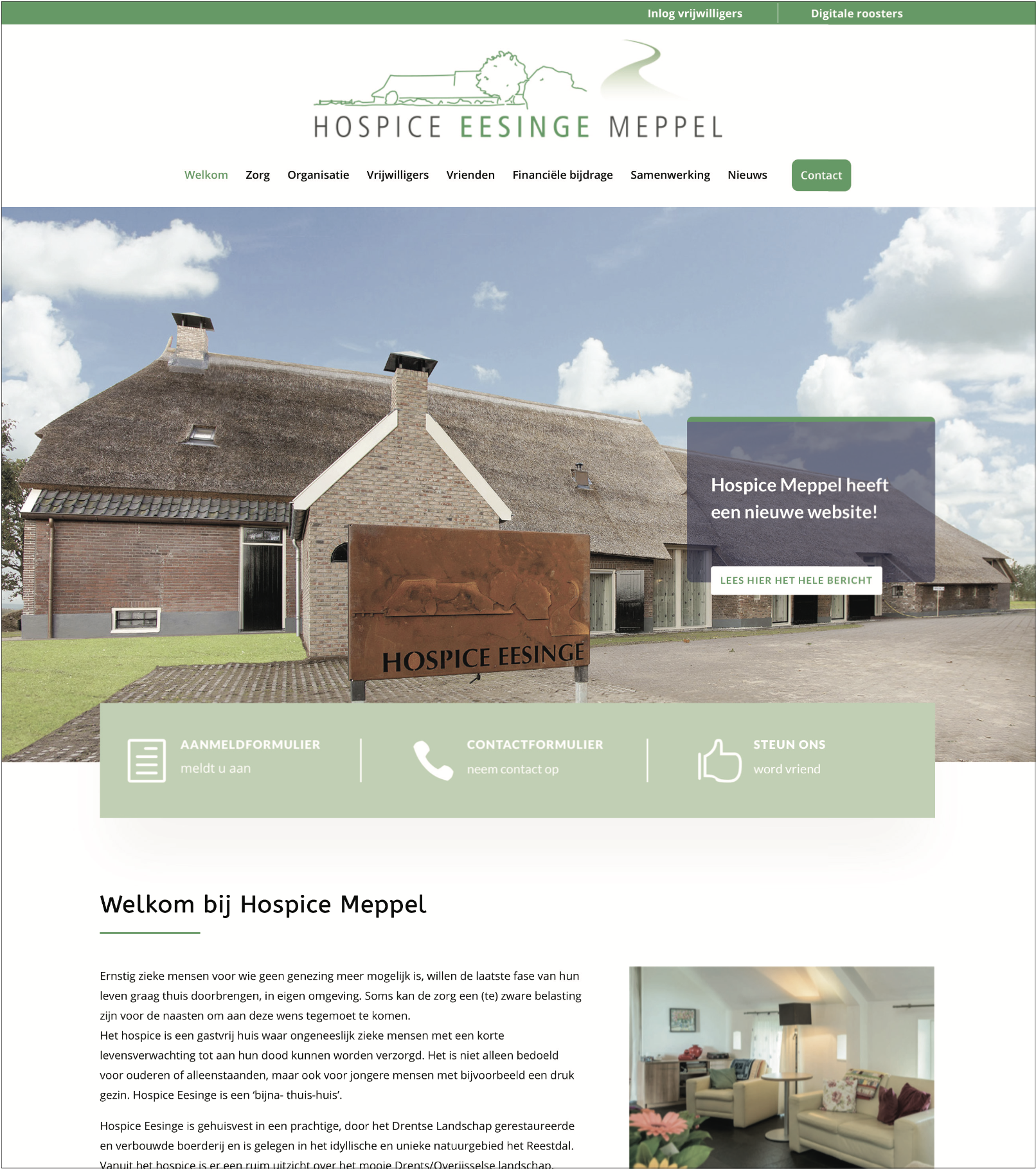 Website Hospice Meppel