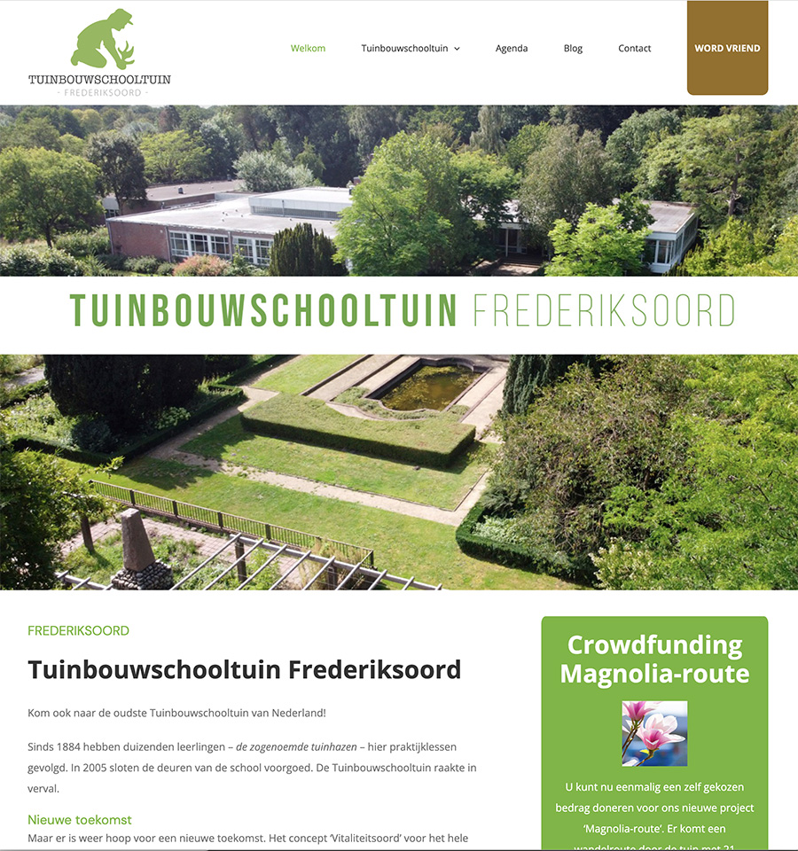 Website Tuinbouwschooltuin